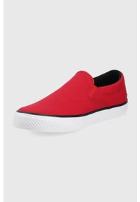 Hugo - HUGO tenisówki Dyer 50470193.610 męskie kolor czerwony. Nosek buta: okrągły. Kolor: czerwony. Materiał: guma #2