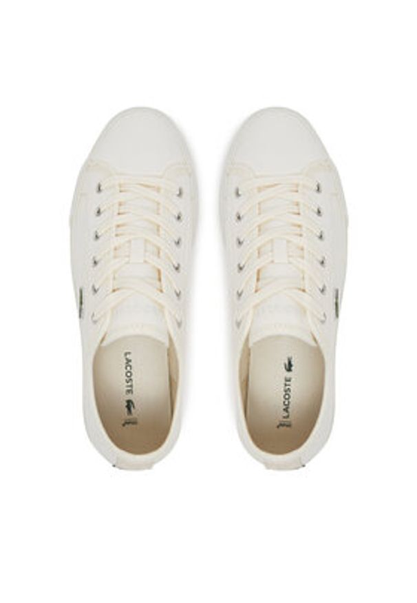Lacoste Tenisówki Backcourt 7-49CMA0017 Biały. Kolor: biały. Materiał: materiał