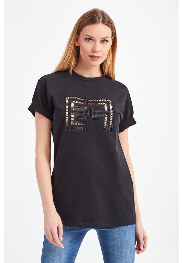 T-shirt Elisabetta Franchi casualowy, na co dzień
