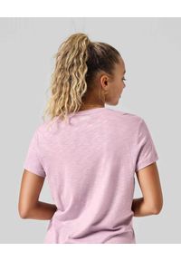 CASALL - Koszulka Damska Sportowa Casall Soft Texture Tee Lekka Treningowa. Kolor: fioletowy, różowy, wielokolorowy. Sport: fitness