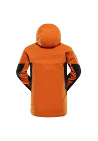 ALPINE PRO - Kurtka softshell męska Alpine Pro Esprit. Kolor: czarny, pomarańczowy, wielokolorowy. Materiał: softshell