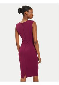 Rinascimento Sukienka koktajlowa CFC0119757003 Bordowy Slim Fit. Kolor: czerwony. Materiał: syntetyk. Styl: wizytowy