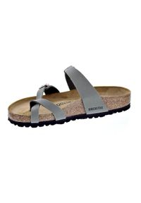 Klapki damskie Birkenstock Mayari. Kolor: szary. Materiał: syntetyk, materiał