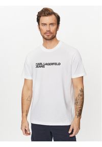T-Shirt Karl Lagerfeld Jeans. Kolor: biały