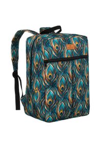 ROVICKY - Plecak podróżny Rovicky R-PL-01 print paw. Wzór: nadruk. Styl: casual, elegancki
