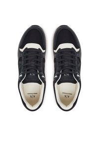 Armani Exchange Sneakersy XUX239 XV909 U385 Granatowy. Kolor: niebieski. Materiał: materiał #3