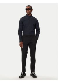 Armani Exchange Koszula 6DZC21 ZN2VZ 1510 Granatowy Slim Fit. Kolor: niebieski. Materiał: bawełna #2