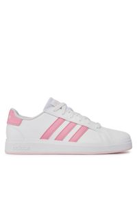 Adidas - adidas Sneakersy Grand Court 2.0 K ID0734 Biały. Kolor: biały. Materiał: skóra