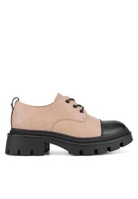 Loafersy Nine West. Kolor: beżowy