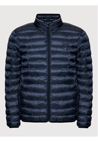 TOMMY HILFIGER - Tommy Hilfiger Kurtka przejściowa Core Circular MW0MW18763 Granatowy Regular Fit. Kolor: niebieski. Materiał: syntetyk