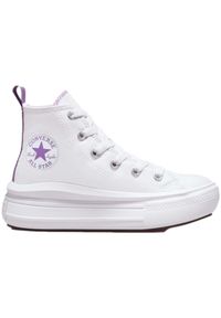 Tenisówki Converse Model Chuck Taylor All Star Move Hi Kolor Biały. Kolor: biały. Materiał: tkanina