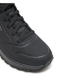 skechers - Skechers Botki 167274/BBK Czarny. Kolor: czarny. Materiał: skóra #5
