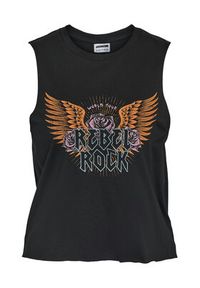 Noisy may - Noisy May Top Rebel 27034002 Czarny Oversize. Kolor: czarny. Materiał: bawełna #4