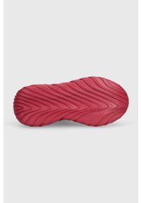Hugo - HUGO sneakersy Xeno kolor różowy 50504472. Nosek buta: okrągły. Zapięcie: sznurówki. Kolor: różowy. Materiał: guma. Obcas: na platformie #4