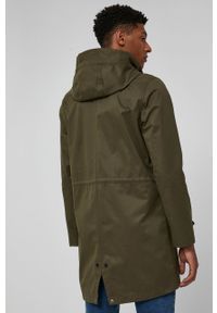 medicine - Medicine parka męska kolor zielony przejściowa. Okazja: na co dzień. Typ kołnierza: kaptur. Kolor: zielony. Styl: casual #5