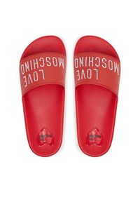 Love Moschino - LOVE MOSCHINO Klapki JA28122G0MI13500 Czerwony. Kolor: czerwony #6