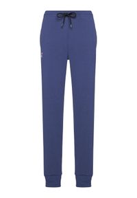 K-Way Spodnie dresowe Bishop K31313W Granatowy Slim Fit. Kolor: niebieski. Materiał: bawełna