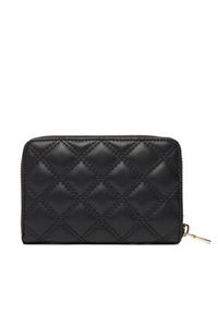 Guess Duży Portfel Damski Giully II Slg SWQG96 73140 Czarny. Kolor: czarny. Materiał: skóra