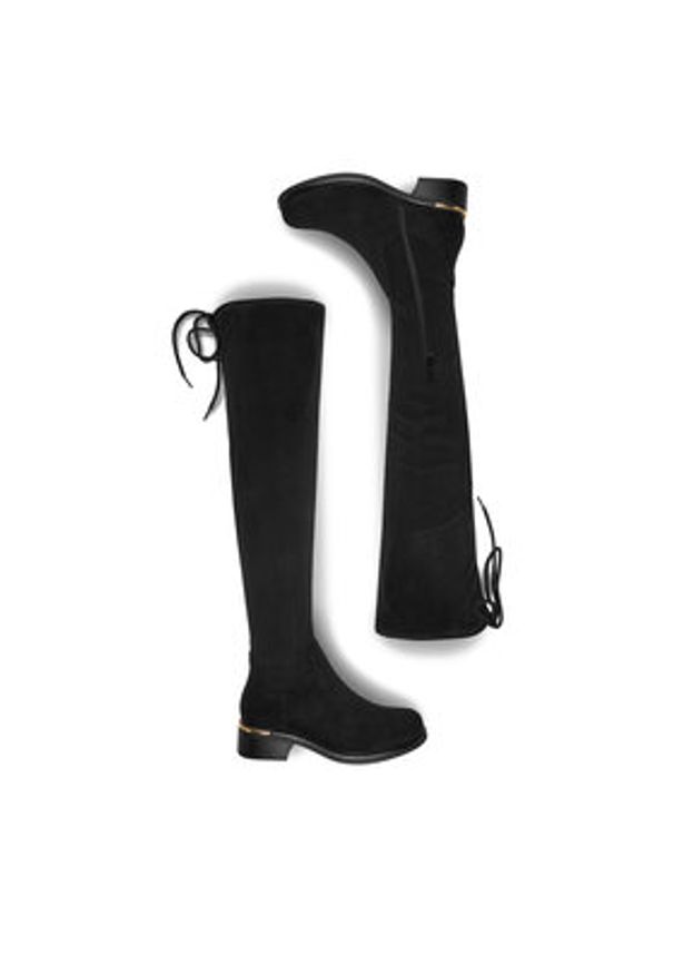 DeeZee Muszkieterki HX21055-28 Czarny. Kolor: czarny. Materiał: materiał