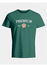 Jack & Jones - Jack&Jones T-Shirt Jprblaalfie 12259673 Zielony Regular Fit. Kolor: zielony. Materiał: bawełna