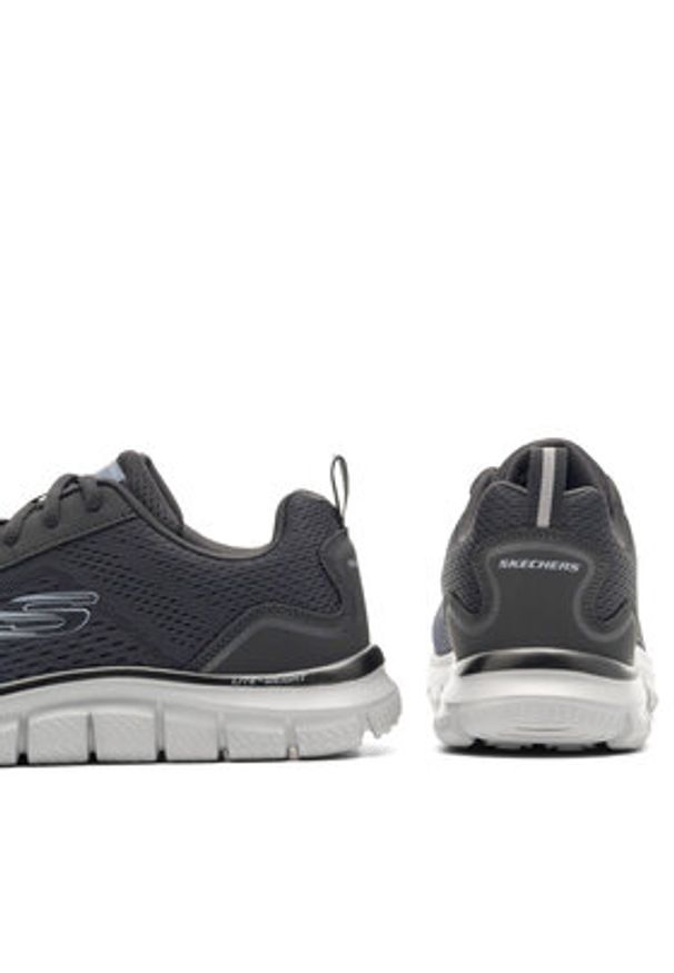 skechers - Skechers Sneakersy TRACK RIPKENT 232399 NVBK Granatowy. Kolor: niebieski. Materiał: materiał
