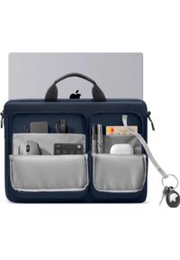 TECH-PROTECT - Torba Tech-Protect Defender Bag Laptop 17 granatowy. Kolor: niebieski. Materiał: materiał. Styl: elegancki, casual #7