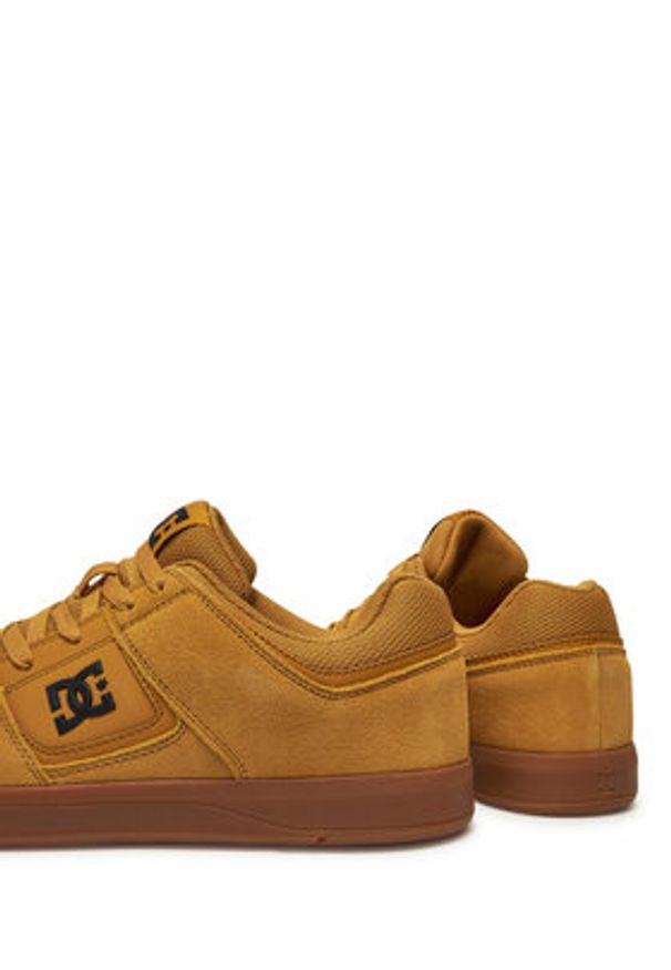 DC Sneakersy CURE ADYS400073-CHL Brązowy. Kolor: brązowy. Materiał: zamsz, skóra