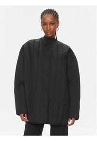 Calvin Klein Kurtka przejściowa Lw Vertical Quilt Jacket K20K206766 Czarny Regular Fit. Kolor: czarny. Materiał: syntetyk