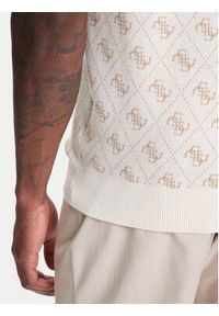 Guess Sweter M5YR09 Z3OE2 Beżowy Regular Fit. Kolor: beżowy. Materiał: syntetyk #3