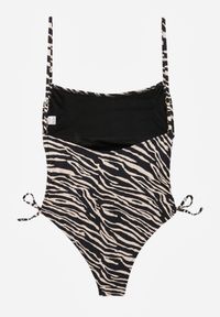 Born2be - Czarny Strój Kąpielowy z Wiązaniami po Bokach Penira. Kolor: czarny #4