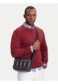TOMMY HILFIGER - Tommy Hilfiger Saszetka Th Corp Leather Camera AM0AM12722 Granatowy. Kolor: niebieski. Materiał: skóra #6
