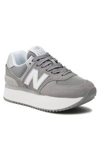 New Balance Sneakersy WL574ZSD Szary. Kolor: szary. Materiał: zamsz, skóra. Model: New Balance 574 #7