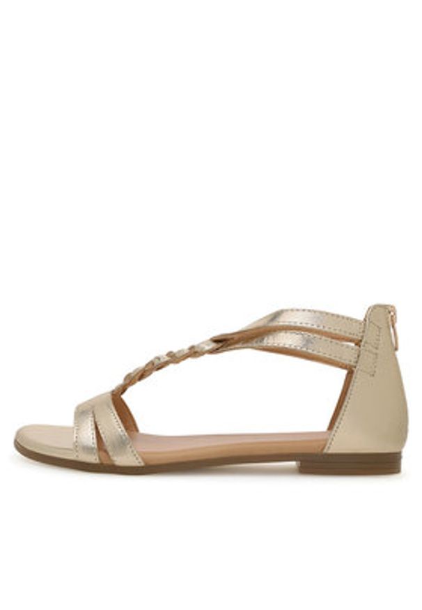 Lasocki Sandały ARENA RST-ARENA-80 Złoty. Kolor: złoty. Materiał: skóra