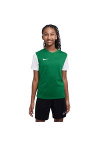 Nike - Koszulka Dziecięca Tiempo Premier II DriFIT. Kolor: zielony, biały, wielokolorowy