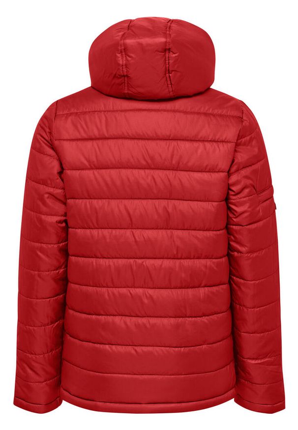 Parka dla dzieci Hummel Hummel North Quilted. Kolor: czerwony, różowy, wielokolorowy. Materiał: tkanina. Sport: piłka nożna