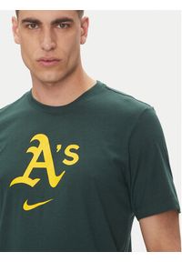 Nike T-Shirt 034J-3EY-FZ-L84 Zielony Regular Fit. Kolor: zielony. Materiał: bawełna #4