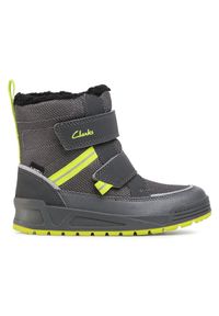 Śniegowce Clarks. Kolor: szary