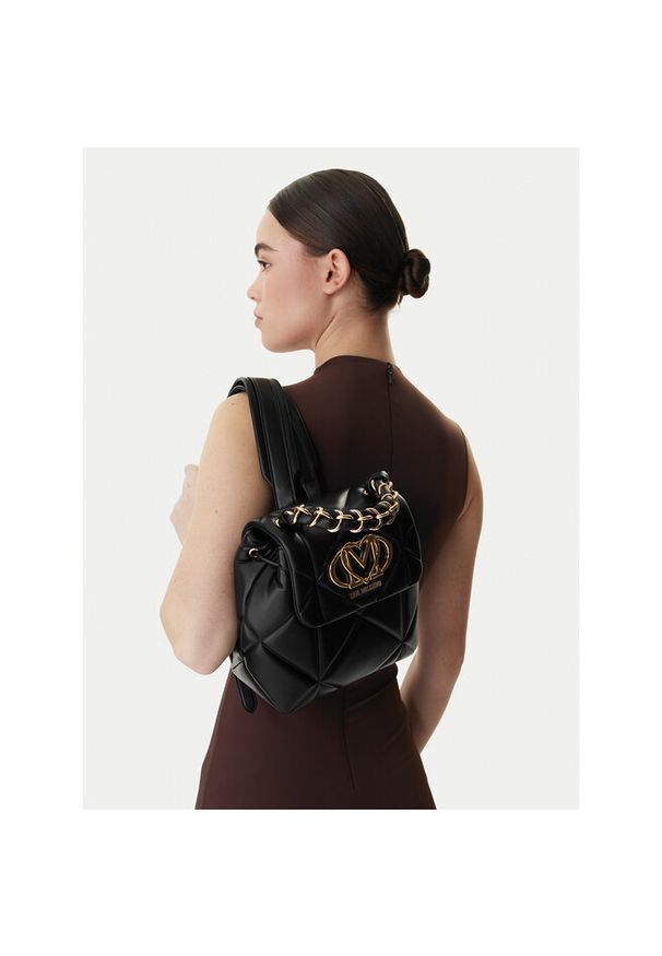 Love Moschino - Plecak LOVE MOSCHINO. Kolor: czarny