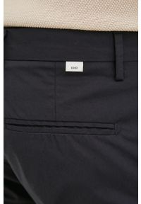 Liu Jo spodnie męskie kolor czarny w fasonie chinos. Kolor: czarny. Materiał: materiał