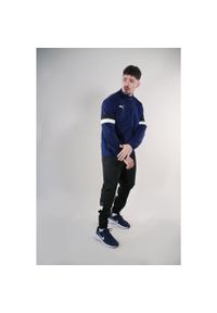 Dres męski Puma Team Rise. Kolor: biały, wielokolorowy, niebieski, czarny. Materiał: dresówka