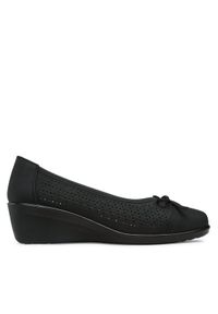 Clara Barson Czółenka JBZI-0511-15 Czarny. Kolor: czarny. Materiał: skóra