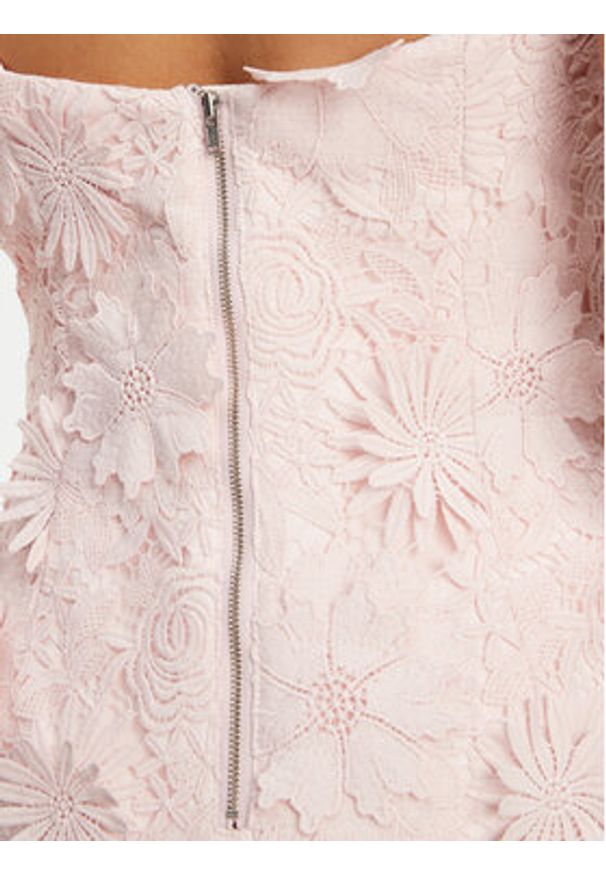 BARDOT - Bardot Sukienka koktajlowa 59826DB Różowy Regular Fit. Kolor: różowy. Materiał: syntetyk. Styl: wizytowy