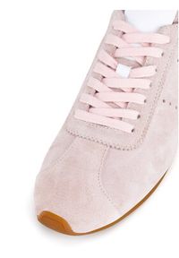 Gino Rossi Sneakersy AYA-110125 Różowy. Kolor: różowy. Materiał: zamsz, skóra