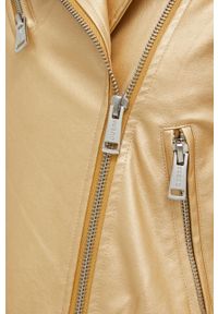 Guess ramoneska damska kolor złoty przejściowa. Okazja: na co dzień. Kolor: złoty. Styl: casual, klasyczny #3