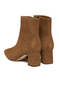 Clarks Botki Fernie Zip 26182938 Brązowy. Kolor: brązowy. Materiał: zamsz, skóra #3