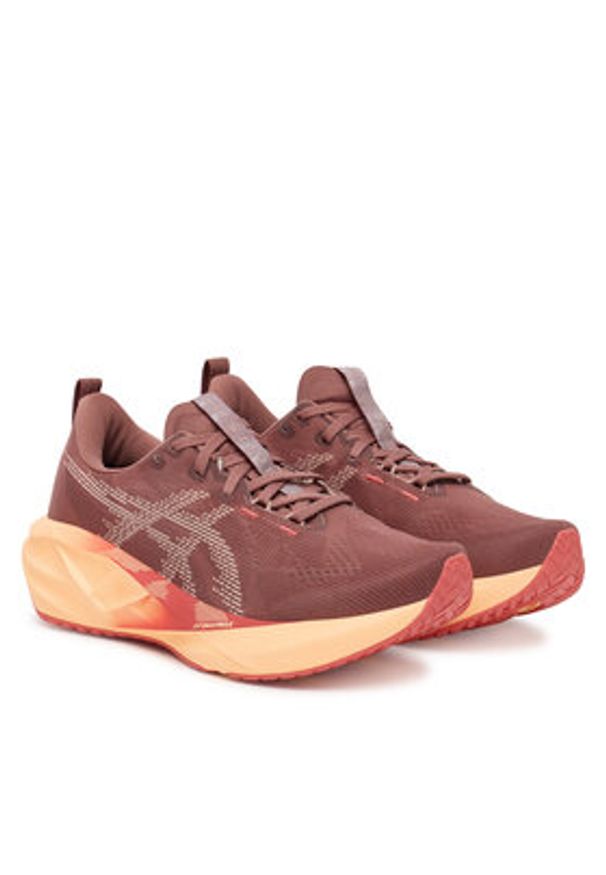 Asics Buty do biegania Novablast 5 1012B765 Brązowy. Kolor: brązowy. Materiał: materiał, mesh