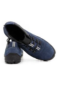 Buty męskie trekkingowe niebieskie 7109 - Buty Olivier. Kolor: niebieski #4