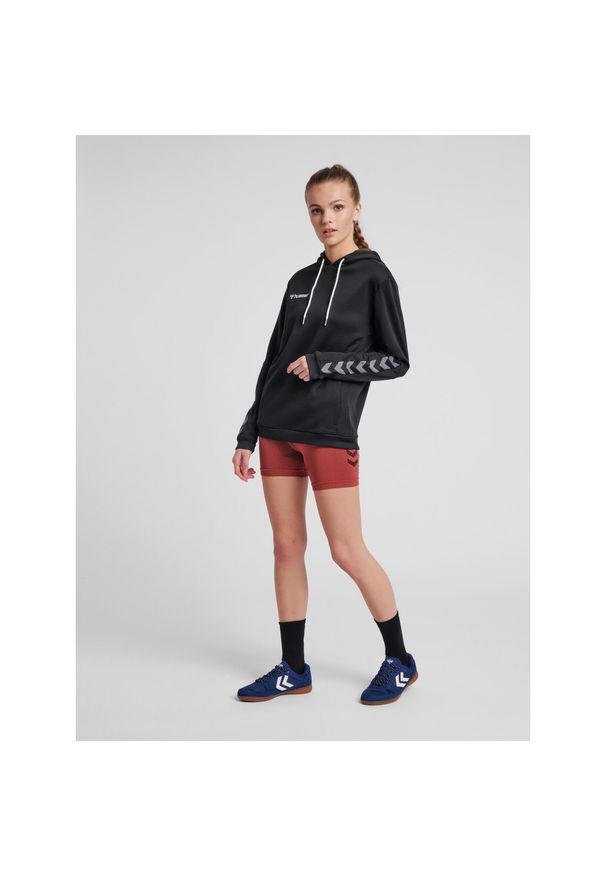 Bluza damska z kapturem Hummel hmlAUTHENTIC Poly. Typ kołnierza: kaptur. Kolor: czarny, biały, wielokolorowy. Sport: fitness