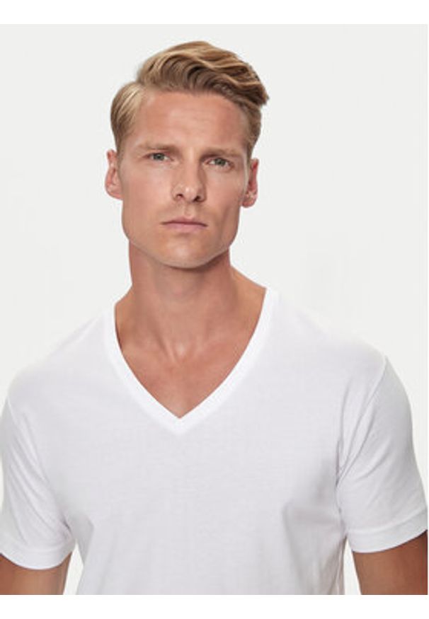 Pierre Cardin Komplet t-shirtów 29991.000.9000 Biały Modern Fit. Kolor: biały. Materiał: bawełna