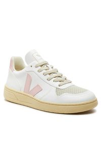 Veja Sneakersy V-10 VX0703131A Biały. Kolor: biały. Materiał: skóra